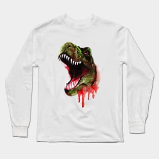 Bloody Dinosaur Long Sleeve T-Shirt